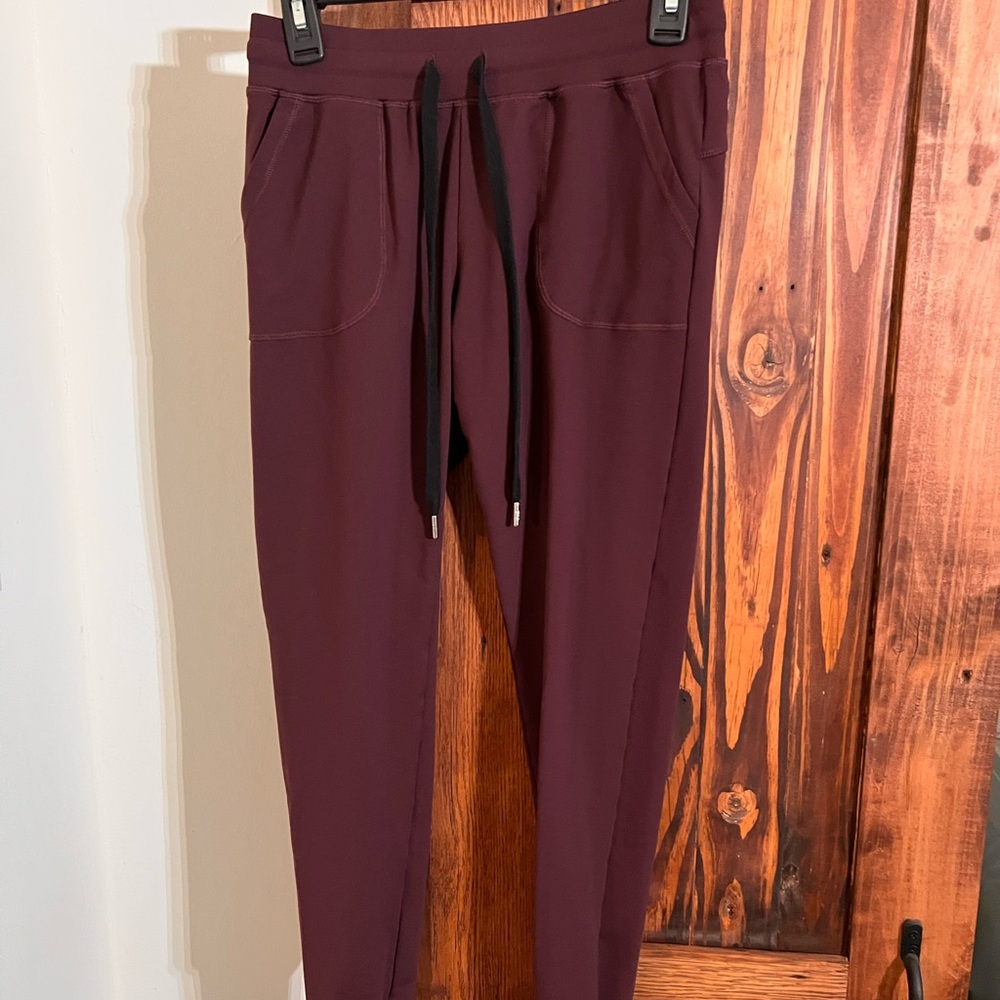 ZYIA Burgundy Track Pants
